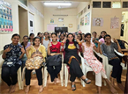 YOGITA RAJGANDHI WITH OPTOMETRY STUDENTS AT SNDT UNIVERSITY